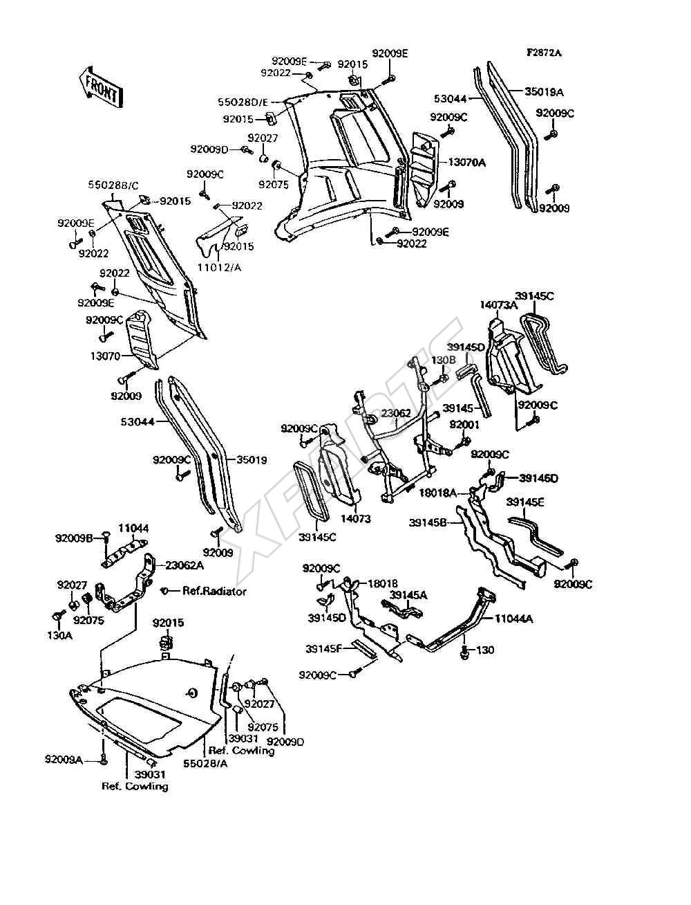 Billede til varegruppe Cowling Lowers(ZG1000-A9)