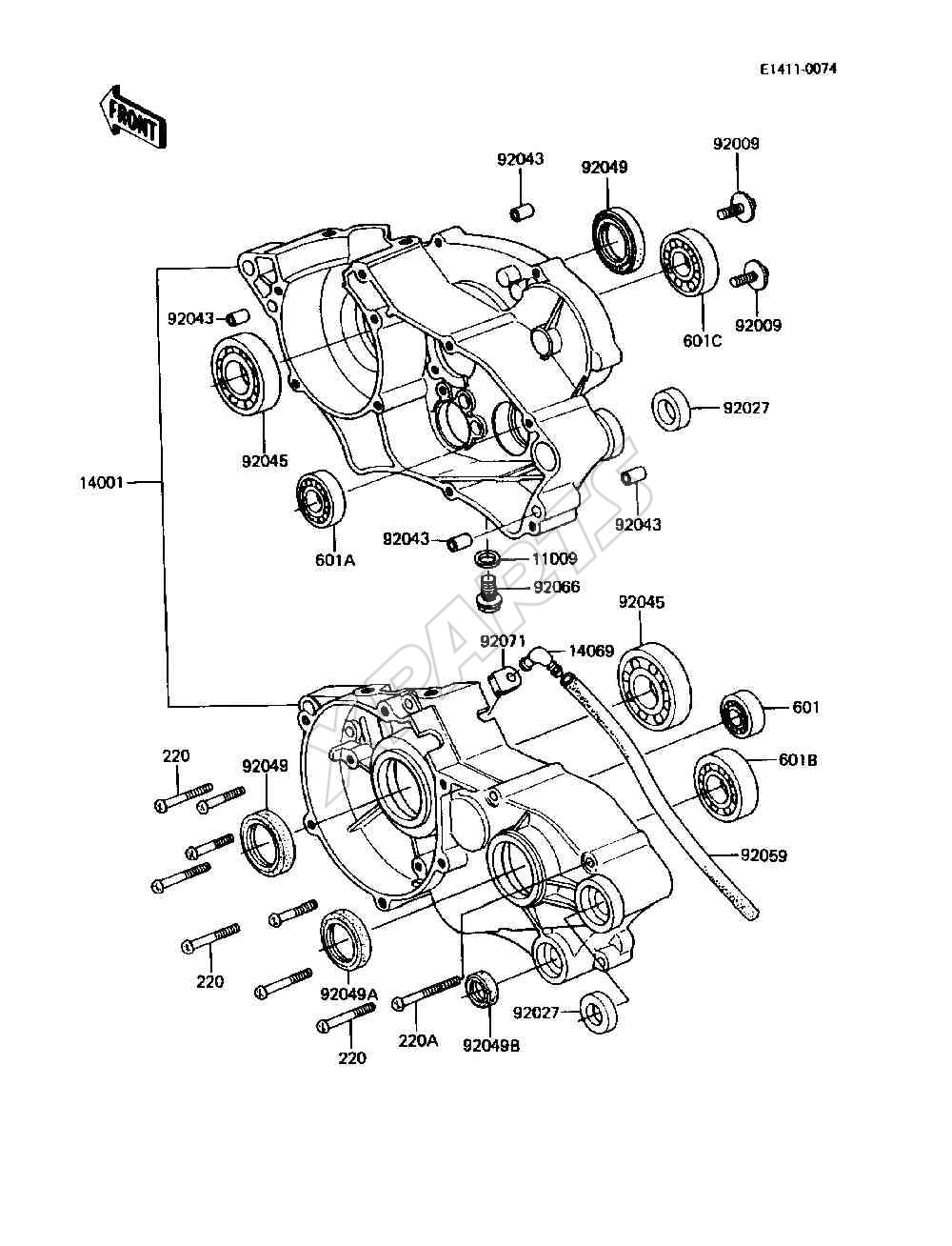Billede til varegruppe Crankcase