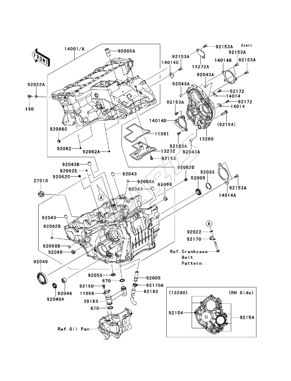 Billede til varegruppe Crankcase
