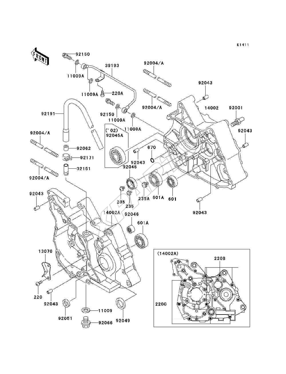 Billede til varegruppe Crankcase