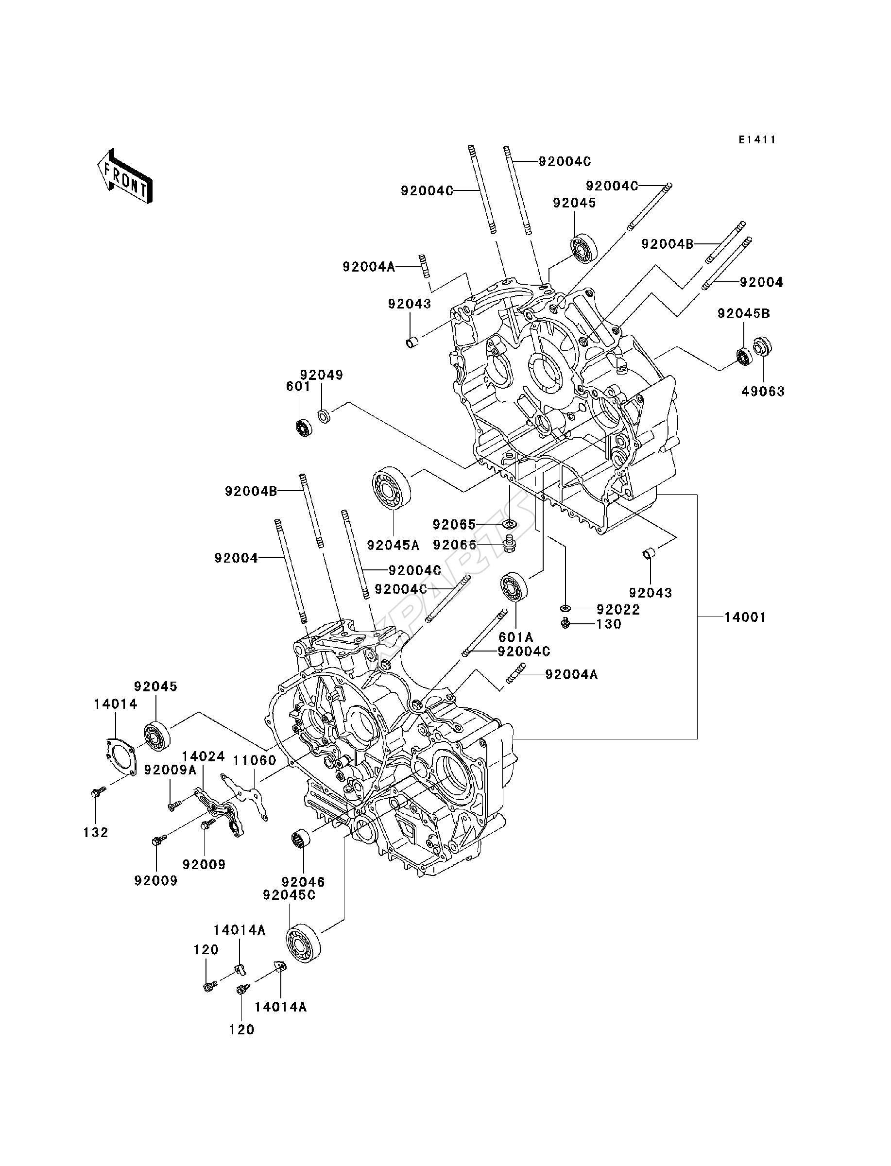 Billede til varegruppe Crankcase