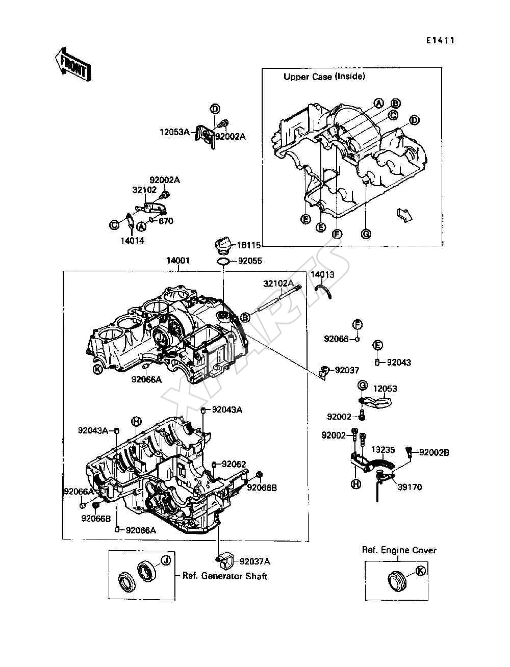 Billede til varegruppe Crankcase