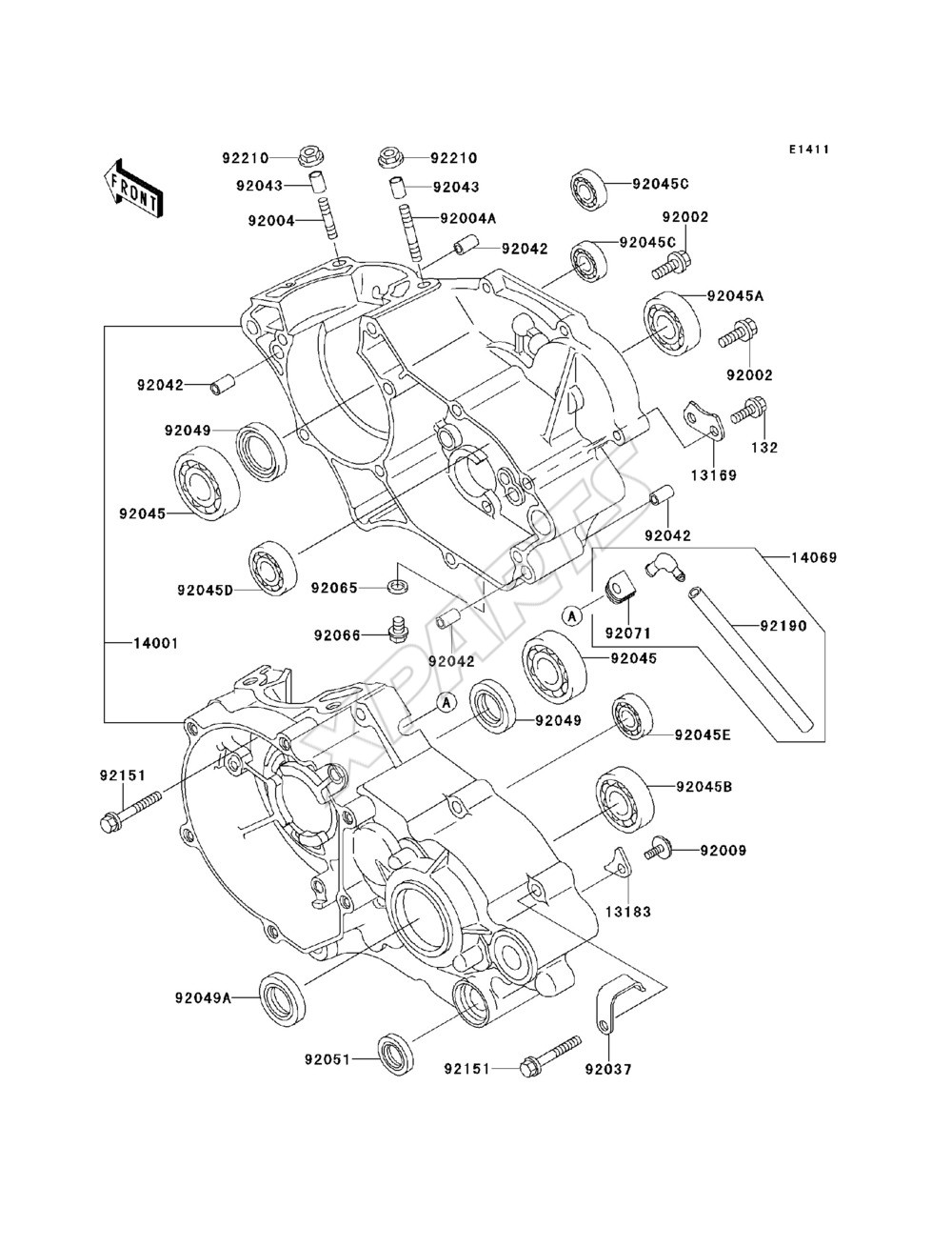Billede til varegruppe Crankcase
