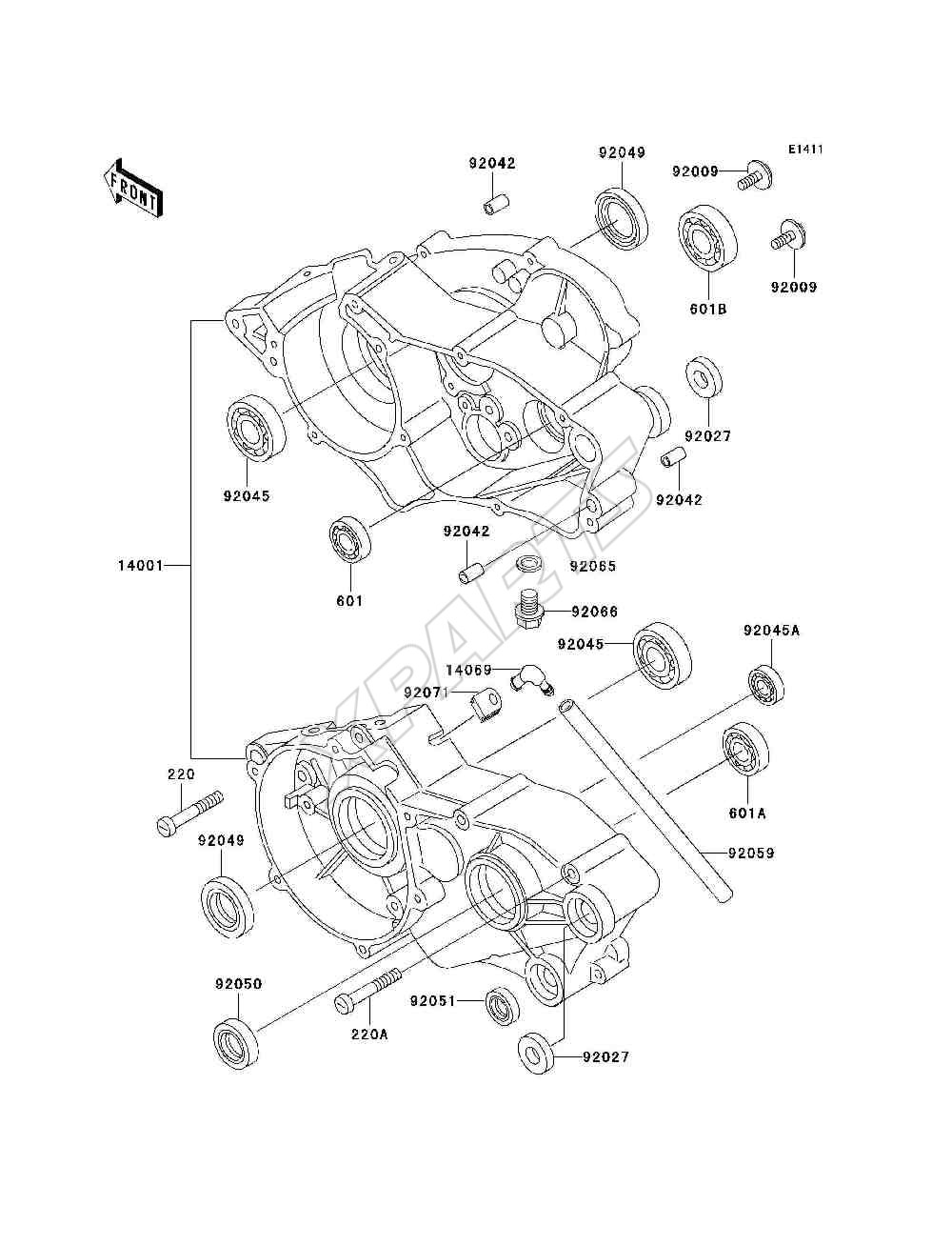 Billede til varegruppe Crankcase