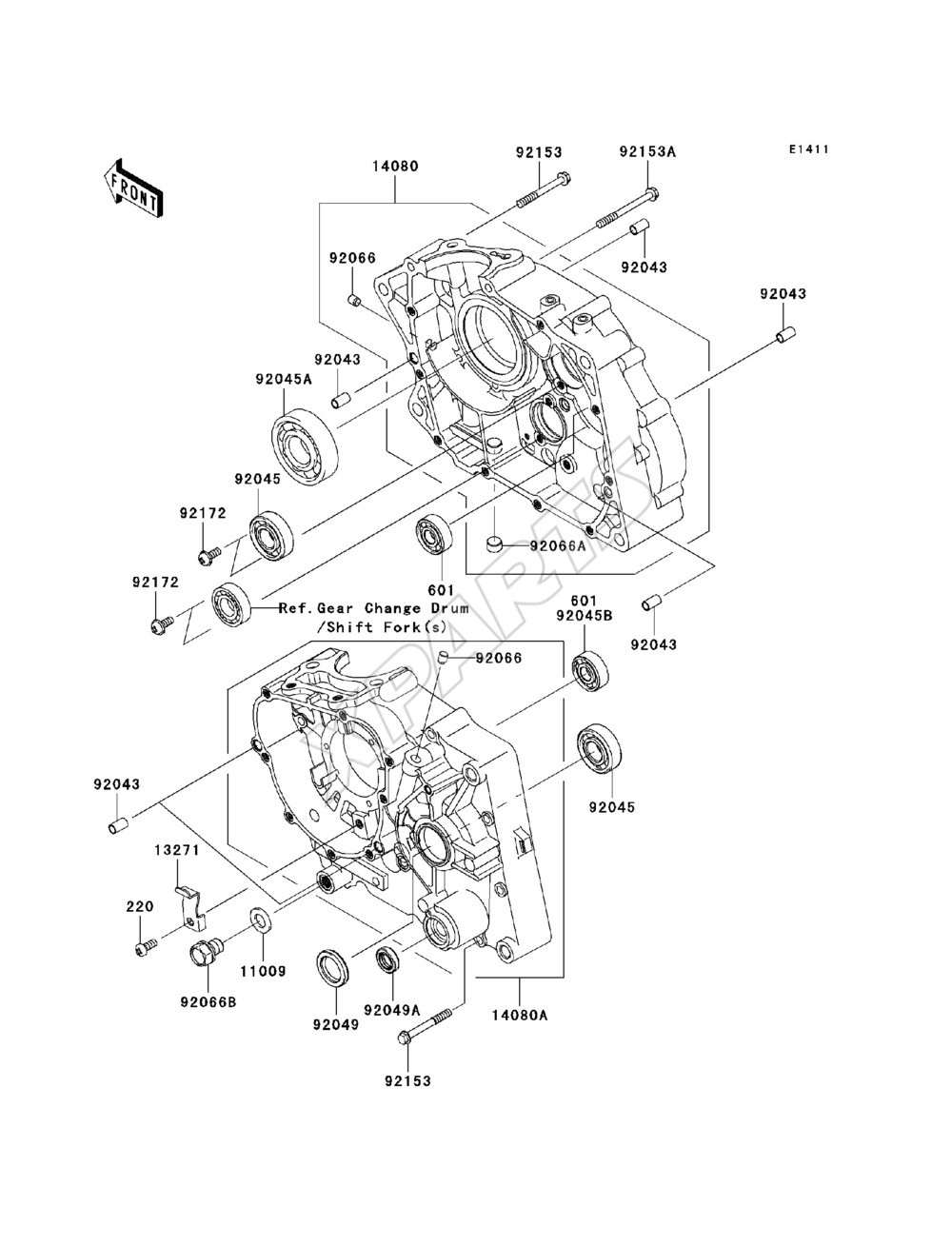 Billede til varegruppe Crankcase