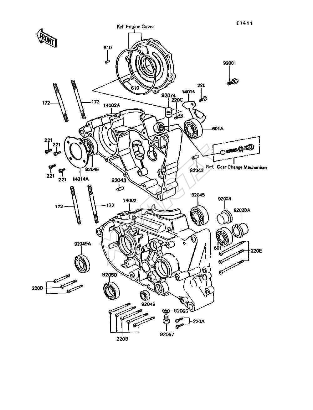 Billede til varegruppe Crankcase