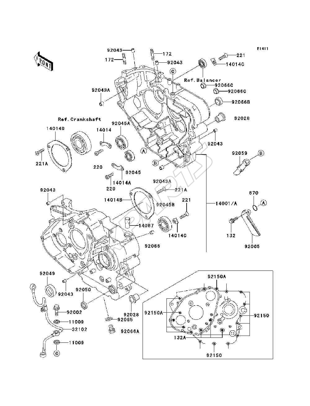 Billede til varegruppe Crankcase