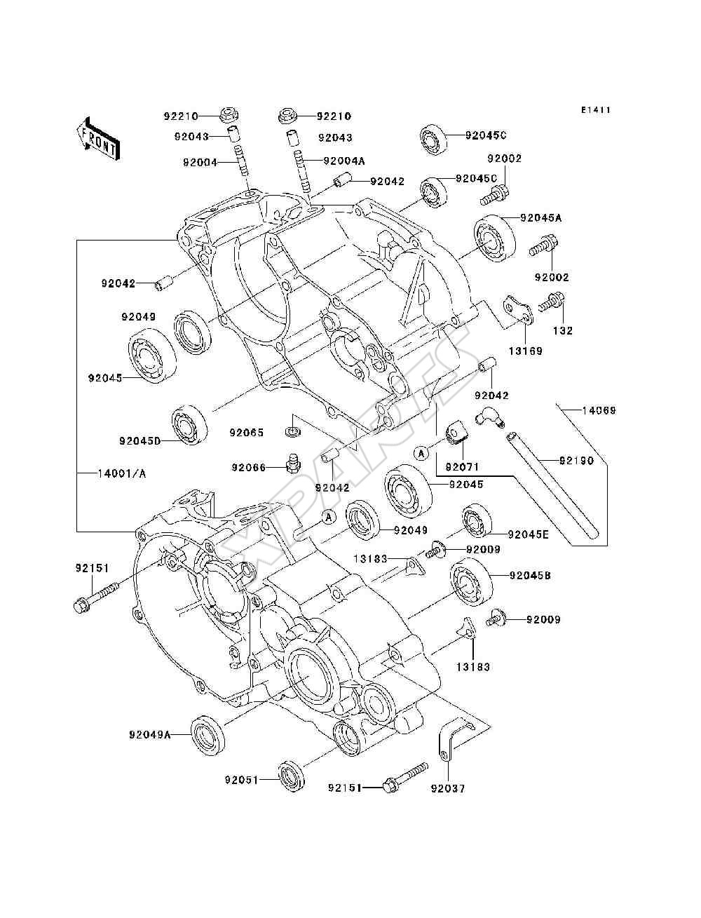 Billede til varegruppe Crankcase