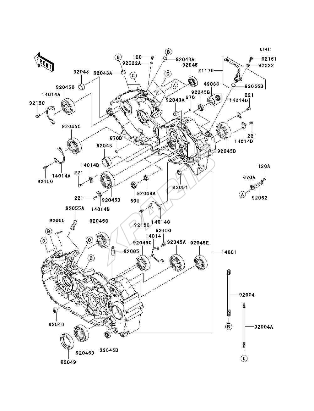 Billede til varegruppe Crankcase