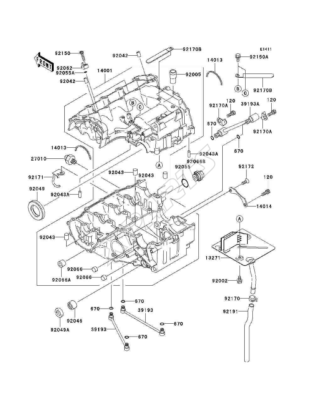 Billede til varegruppe Crankcase