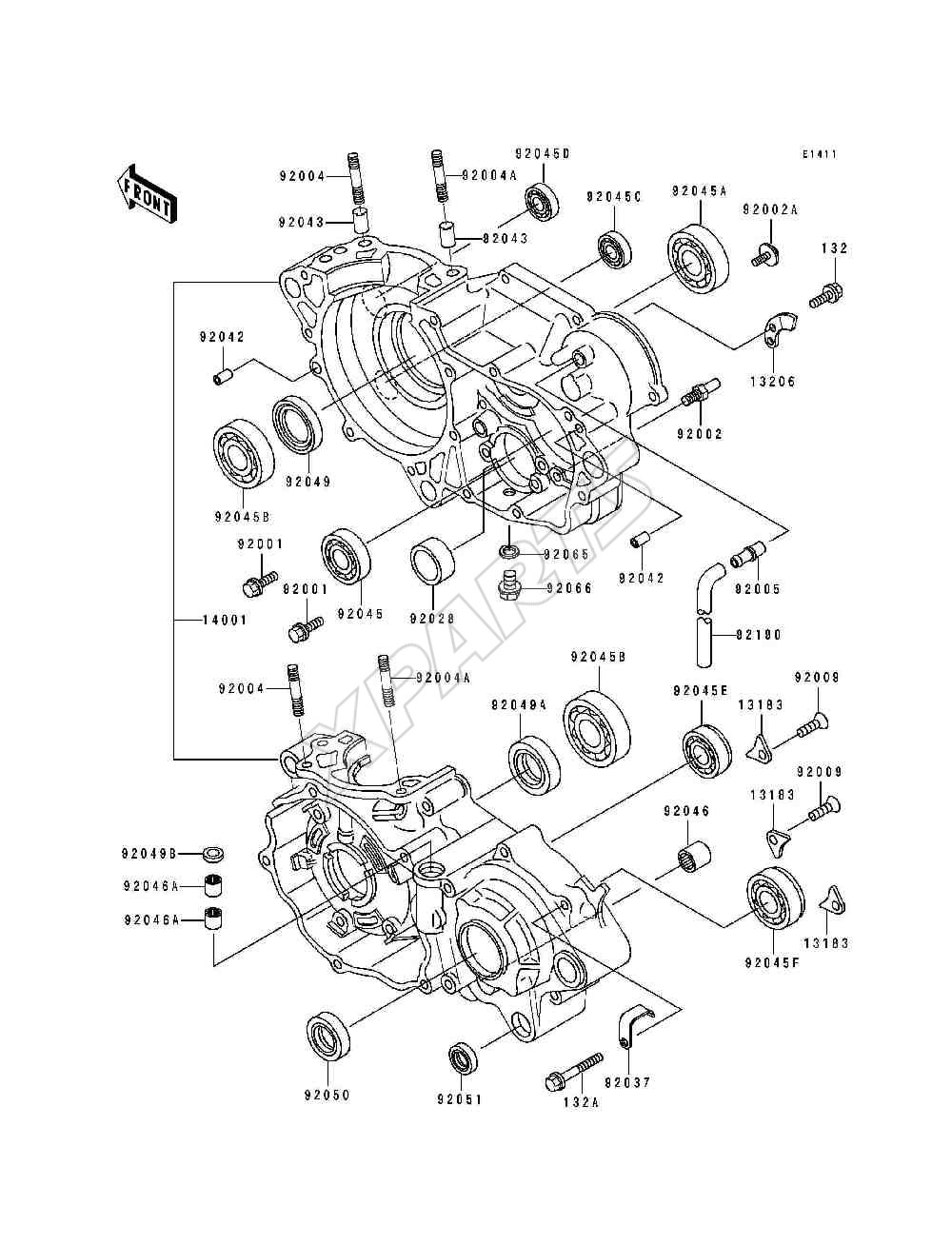 Billede til varegruppe Crankcase