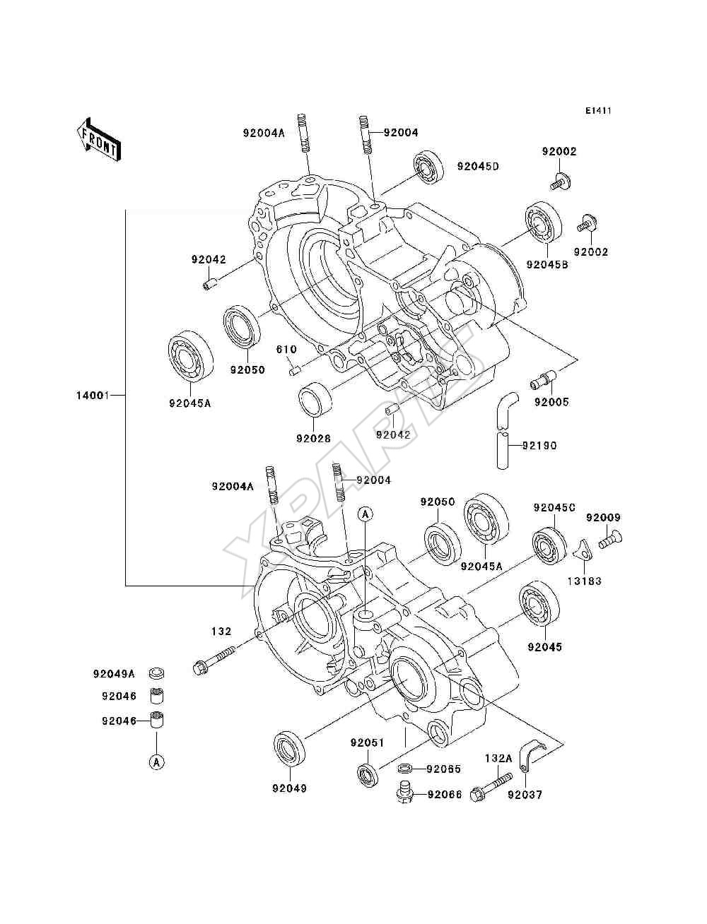 Billede til varegruppe Crankcase