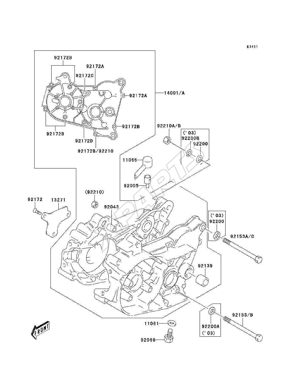 Billede til varegruppe Crankcase