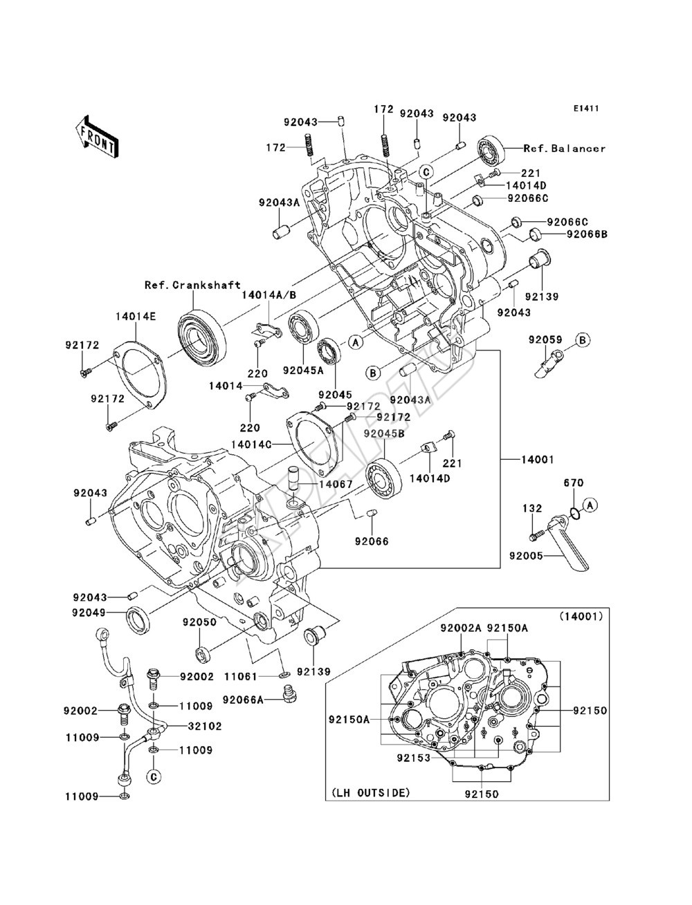 Billede til varegruppe Crankcase