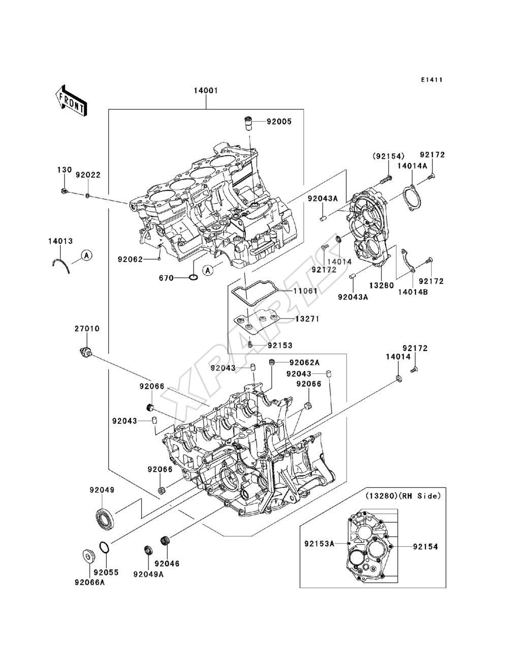 Billede til varegruppe Crankcase