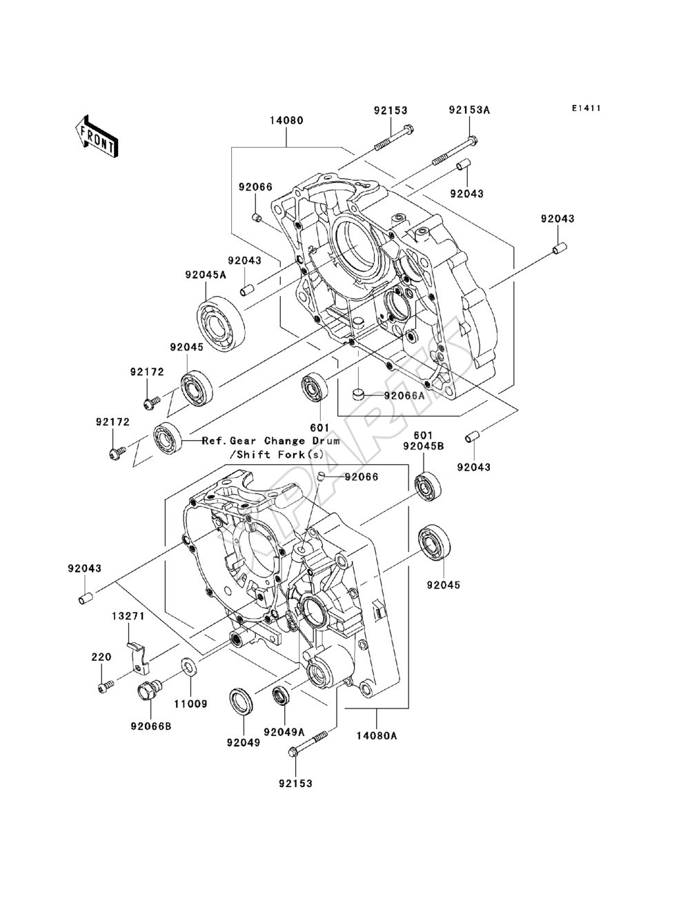 Billede til varegruppe Crankcase