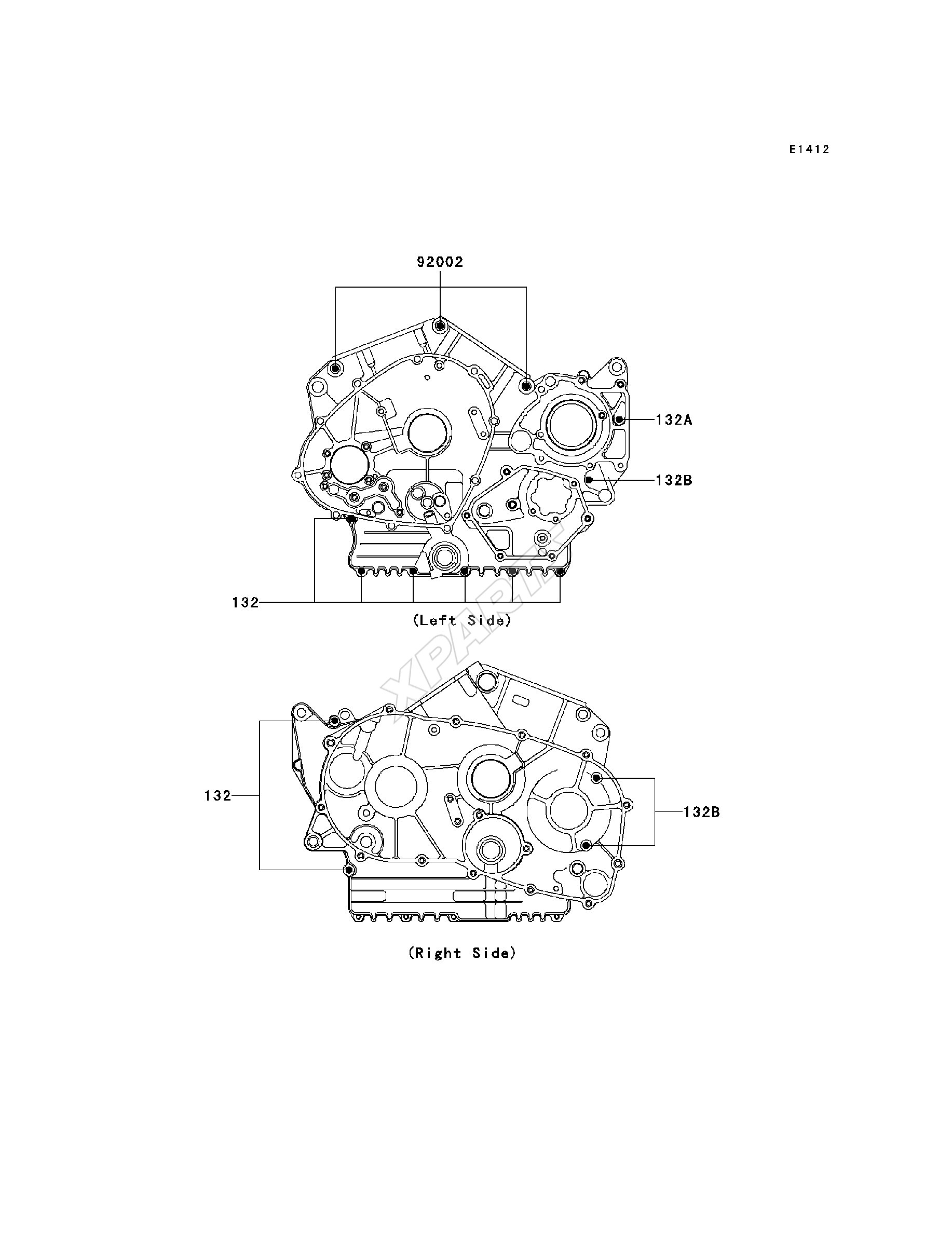 Picture for category Crankcase Bolt Pattern