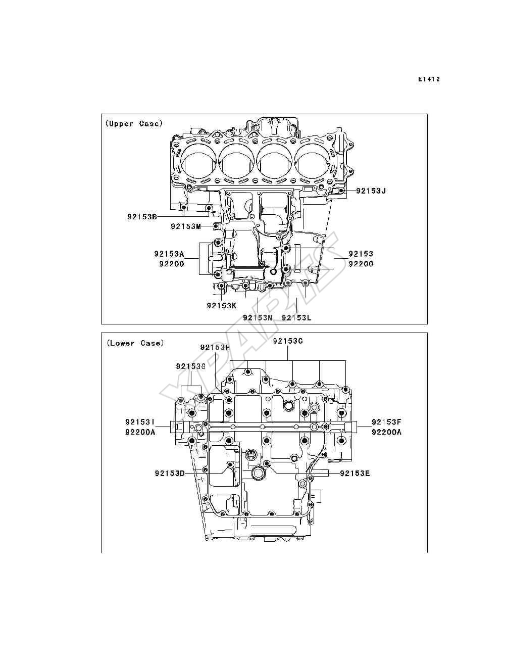Picture for category Crankcase Bolt Pattern