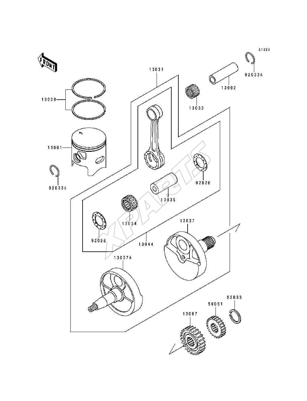 Billede til varegruppe Crankshaft / Piston