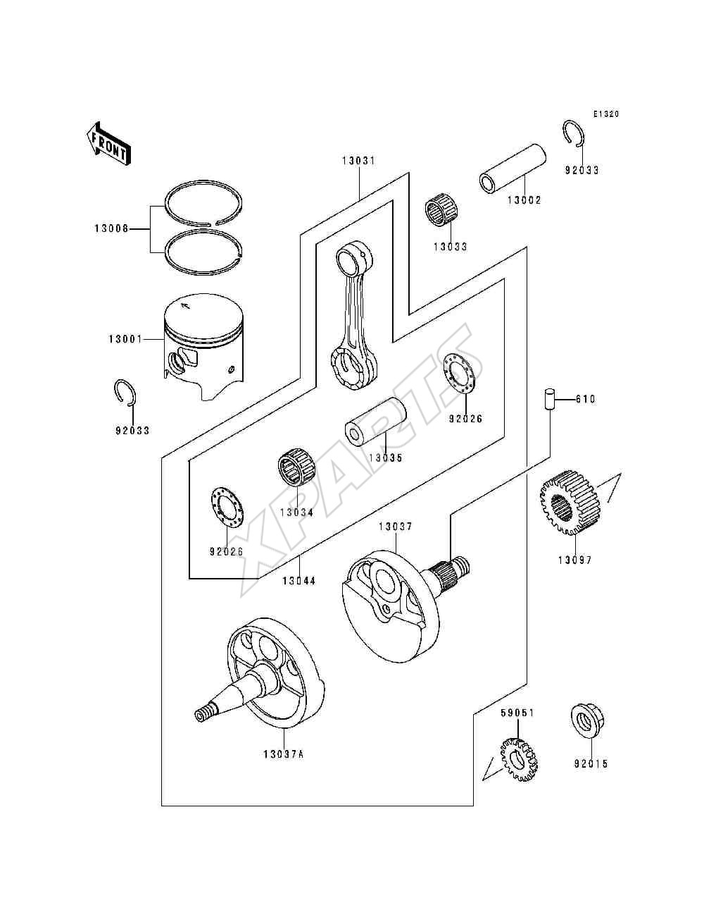 Billede til varegruppe Crankshaft / Piston(s)