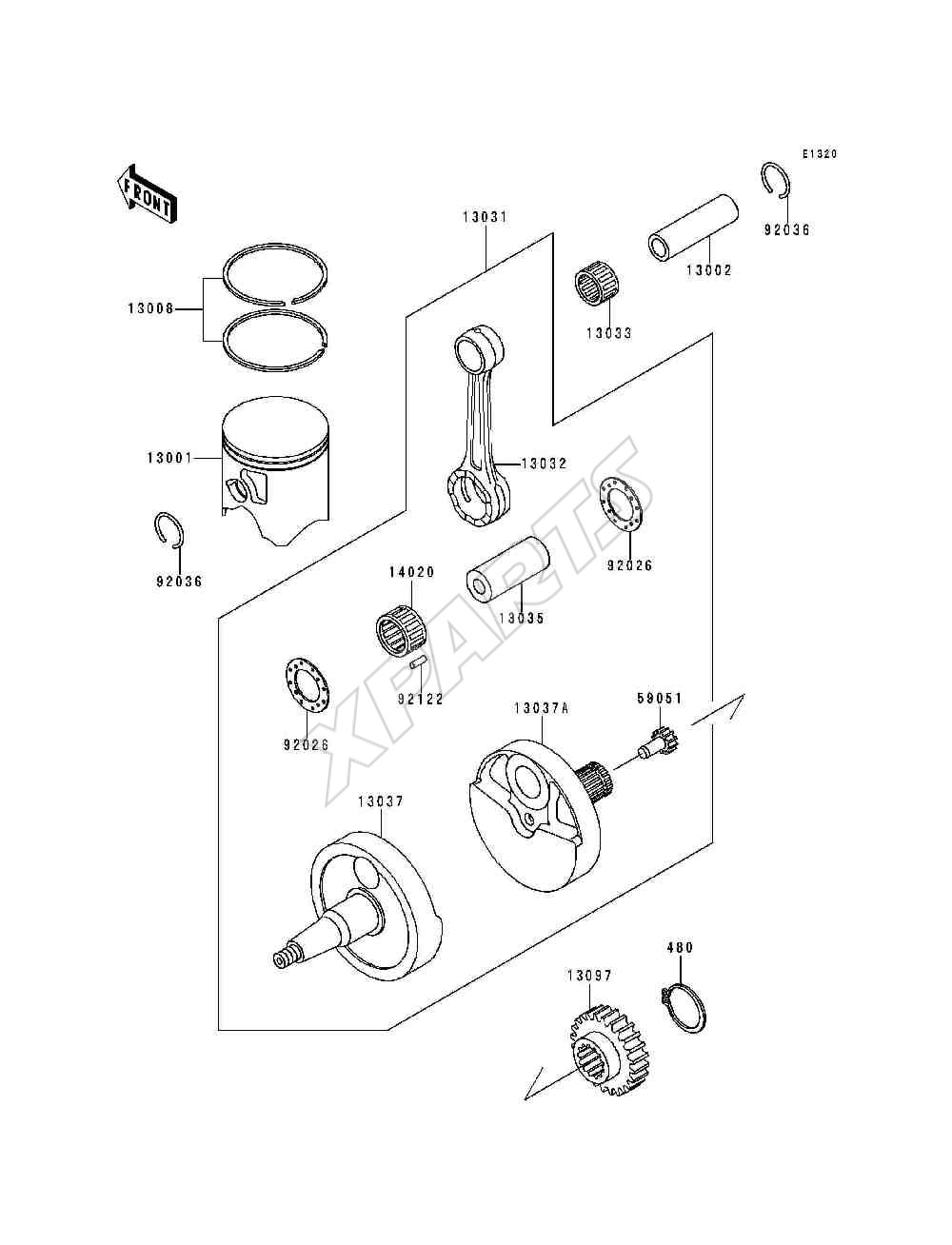 Billede til varegruppe Crankshaft / Piston(s)