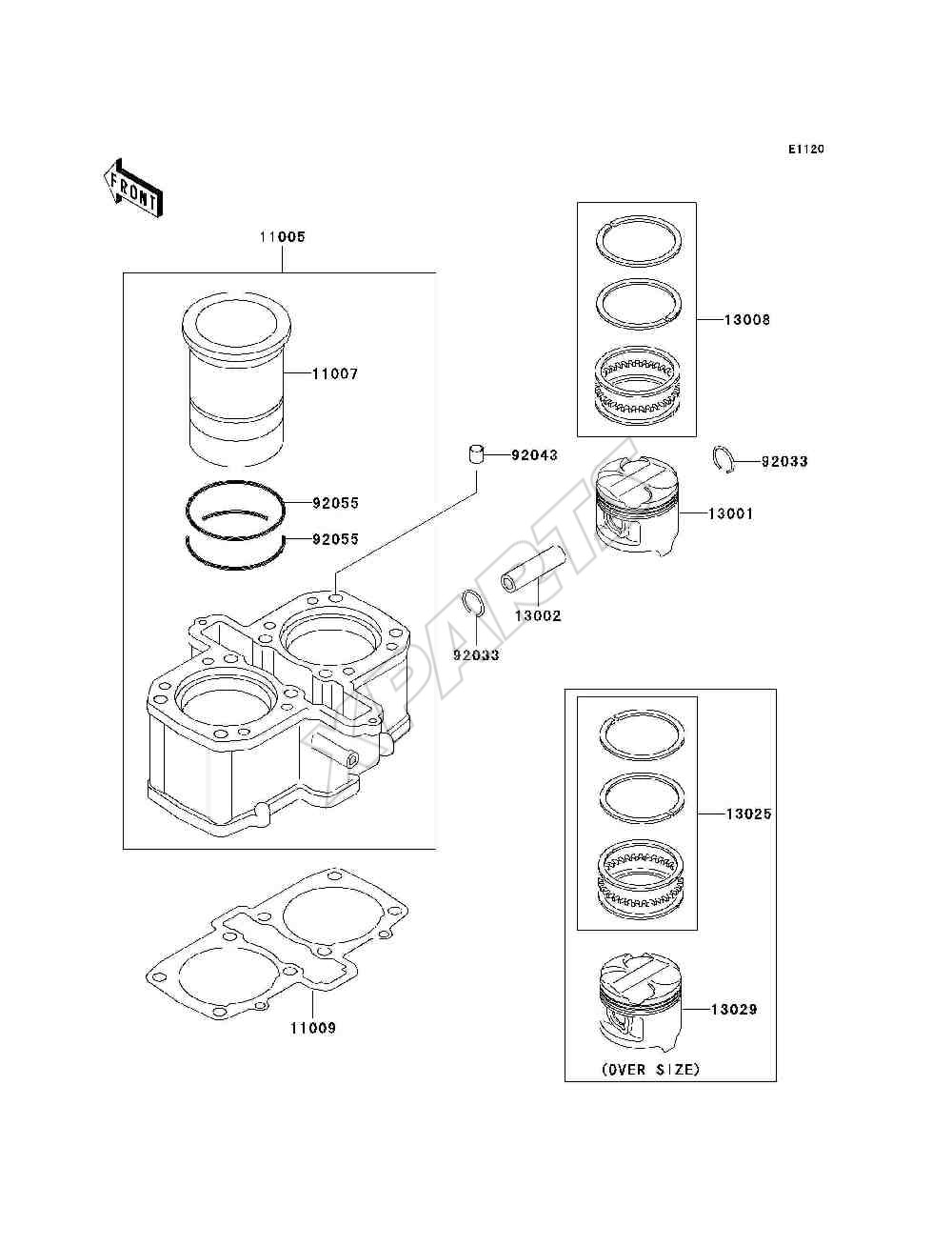 Billede til varegruppe Cylinder / Piston(s)