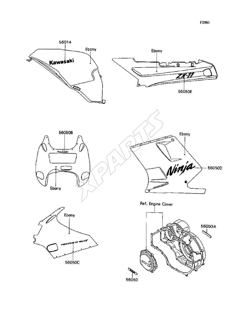 Billede til varegruppe Decal(Ebony)(ZX1100-C1)