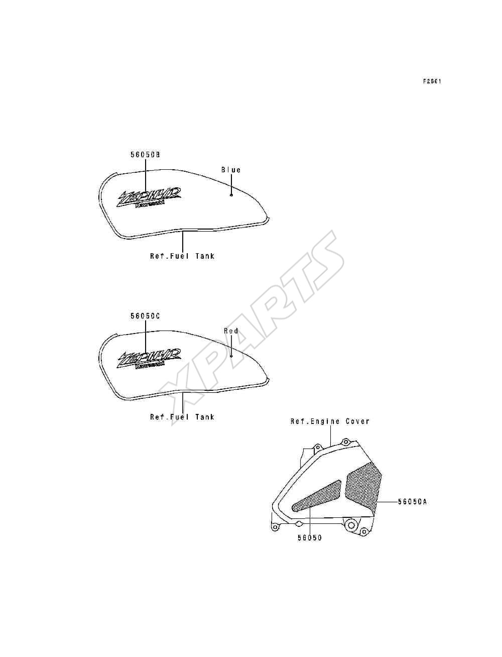 Billede til varegruppe Decal(ZR550-B1 / B2)