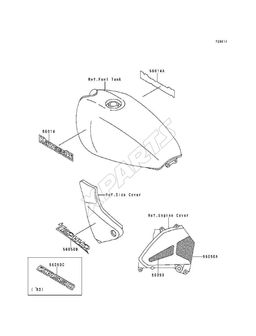 Billede til varegruppe Decal(ZR550-B3 / B4)