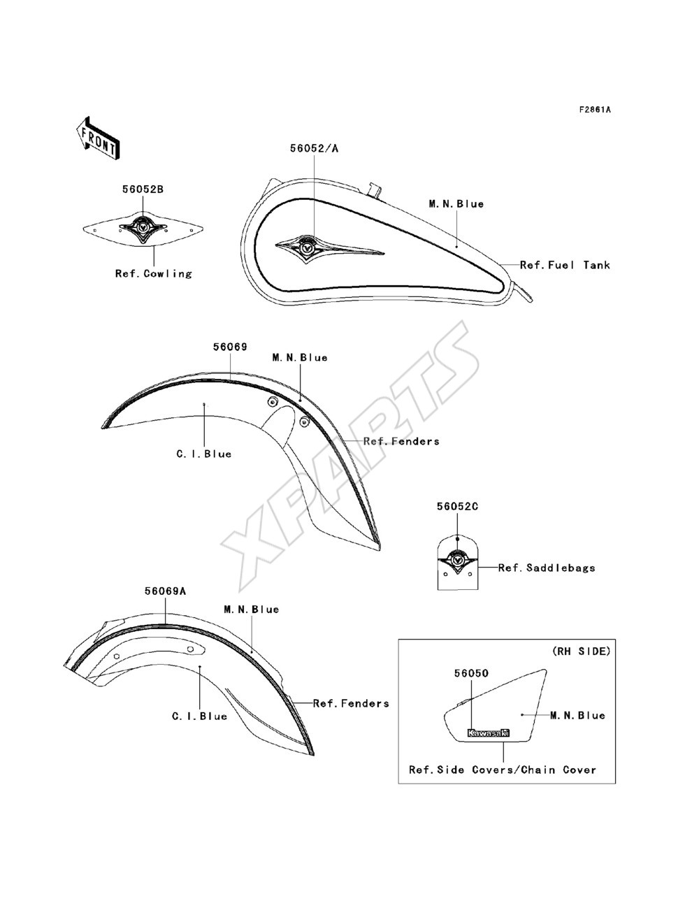 Billede til varegruppe Decals(Blue)(DBF)