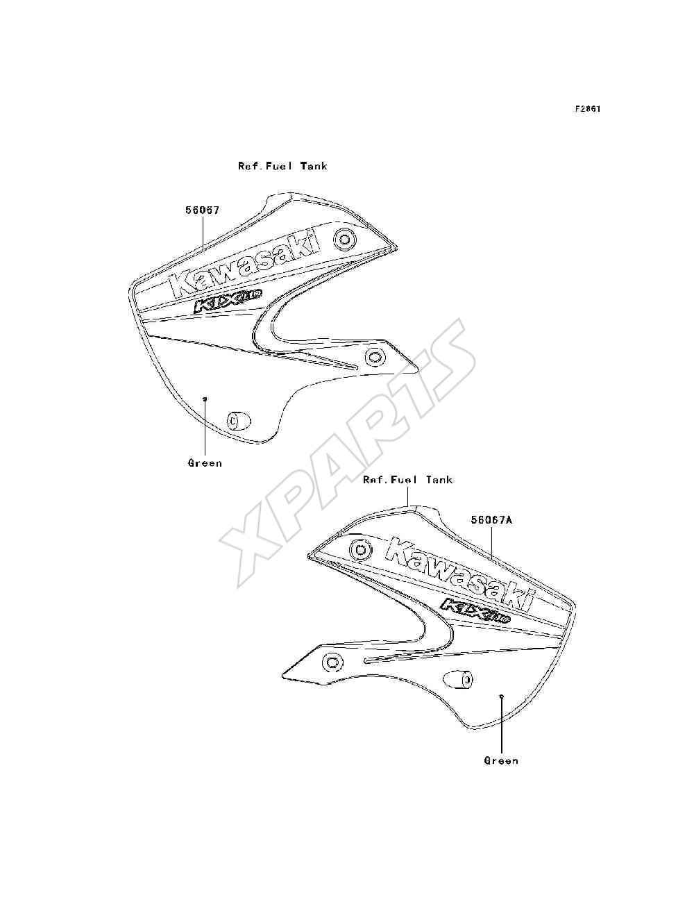 Billede til varegruppe Decals(Green)(A6F)