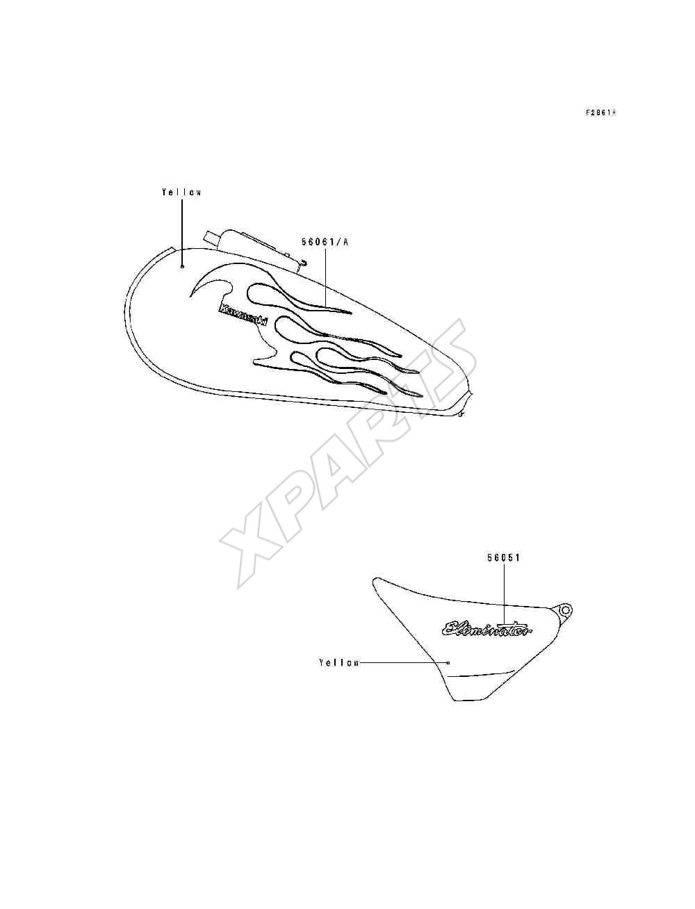 Billede til varegruppe Decals(Yellow)(ZL600-B2)