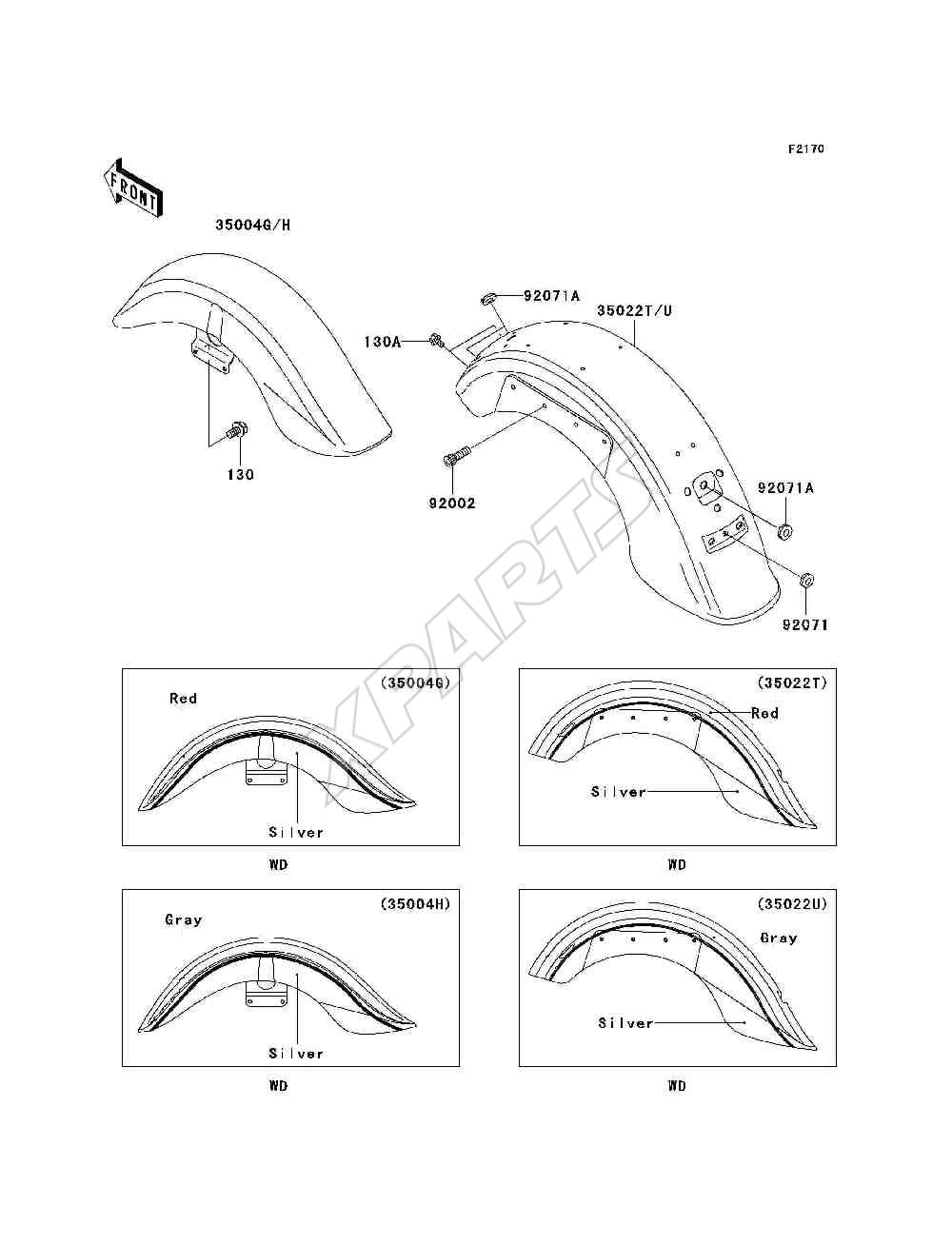 Picture for category Fenders(VN1500-L2)
