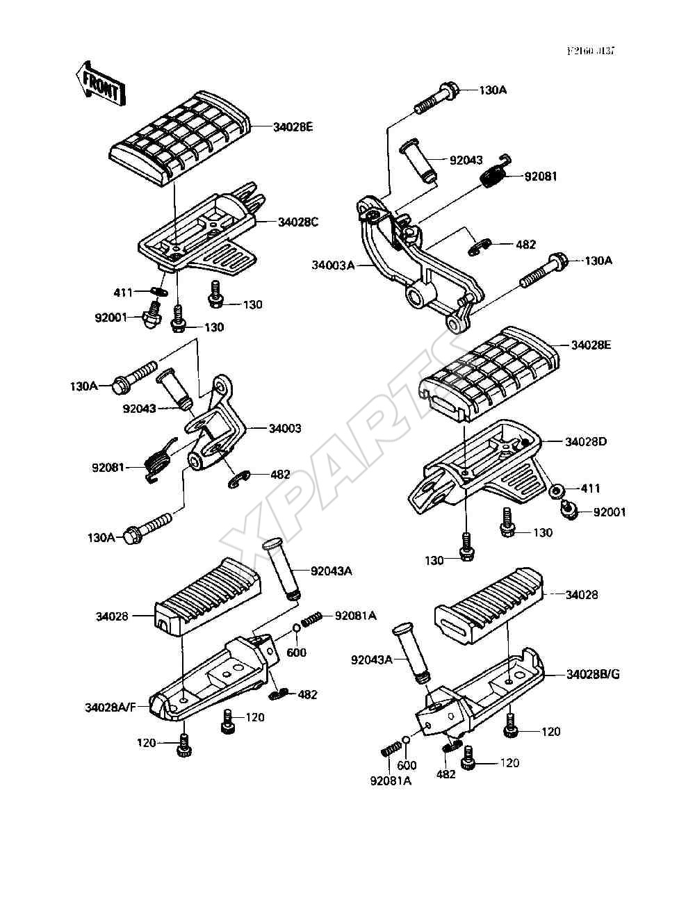 Billede til varegruppe Footrests