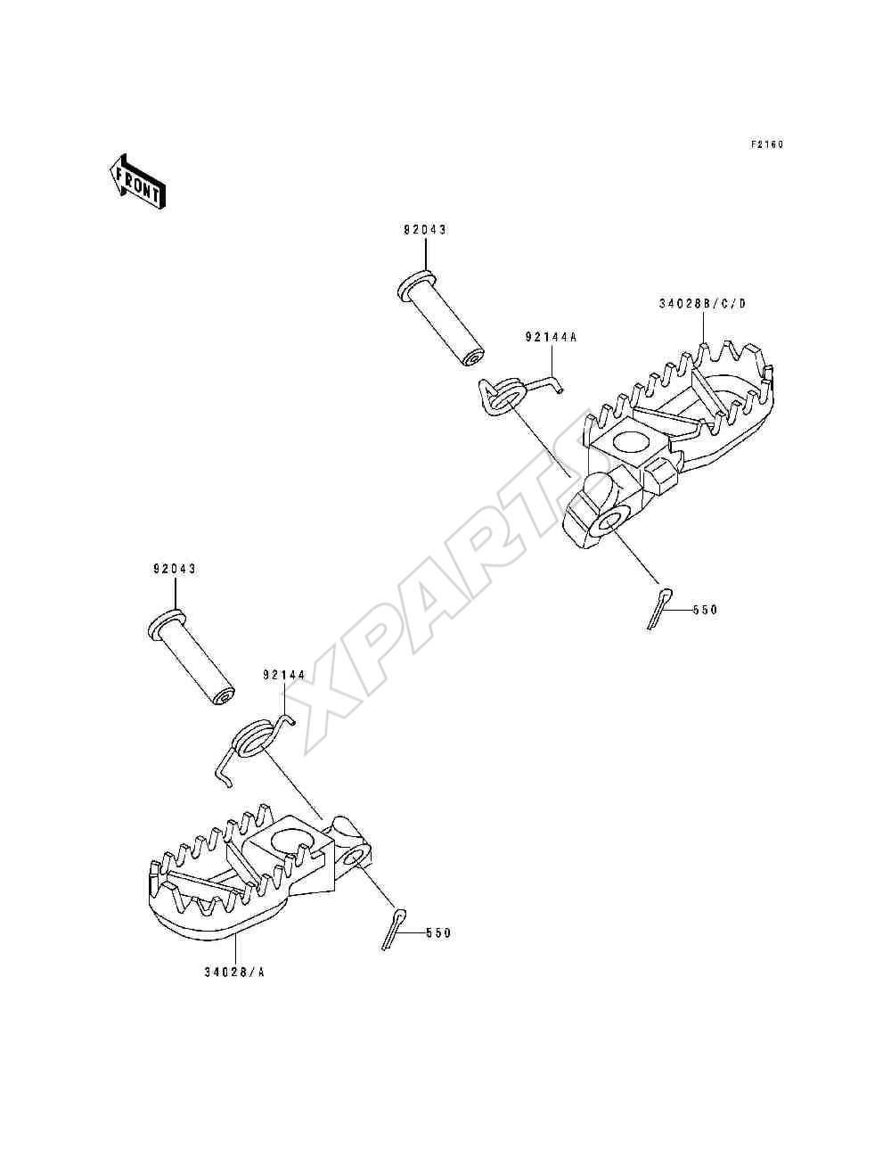 Billede til varegruppe Footrests