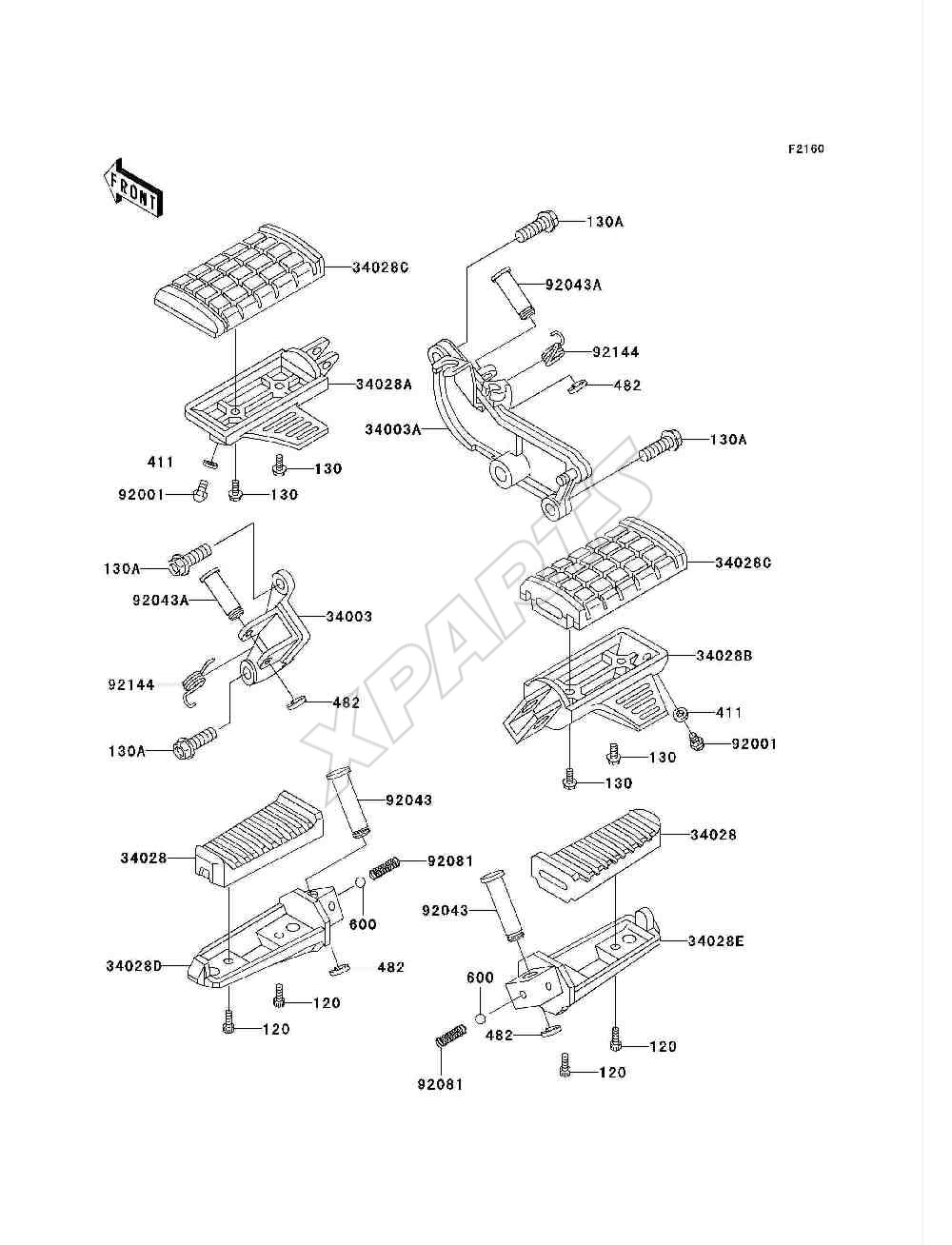Billede til varegruppe Footrests