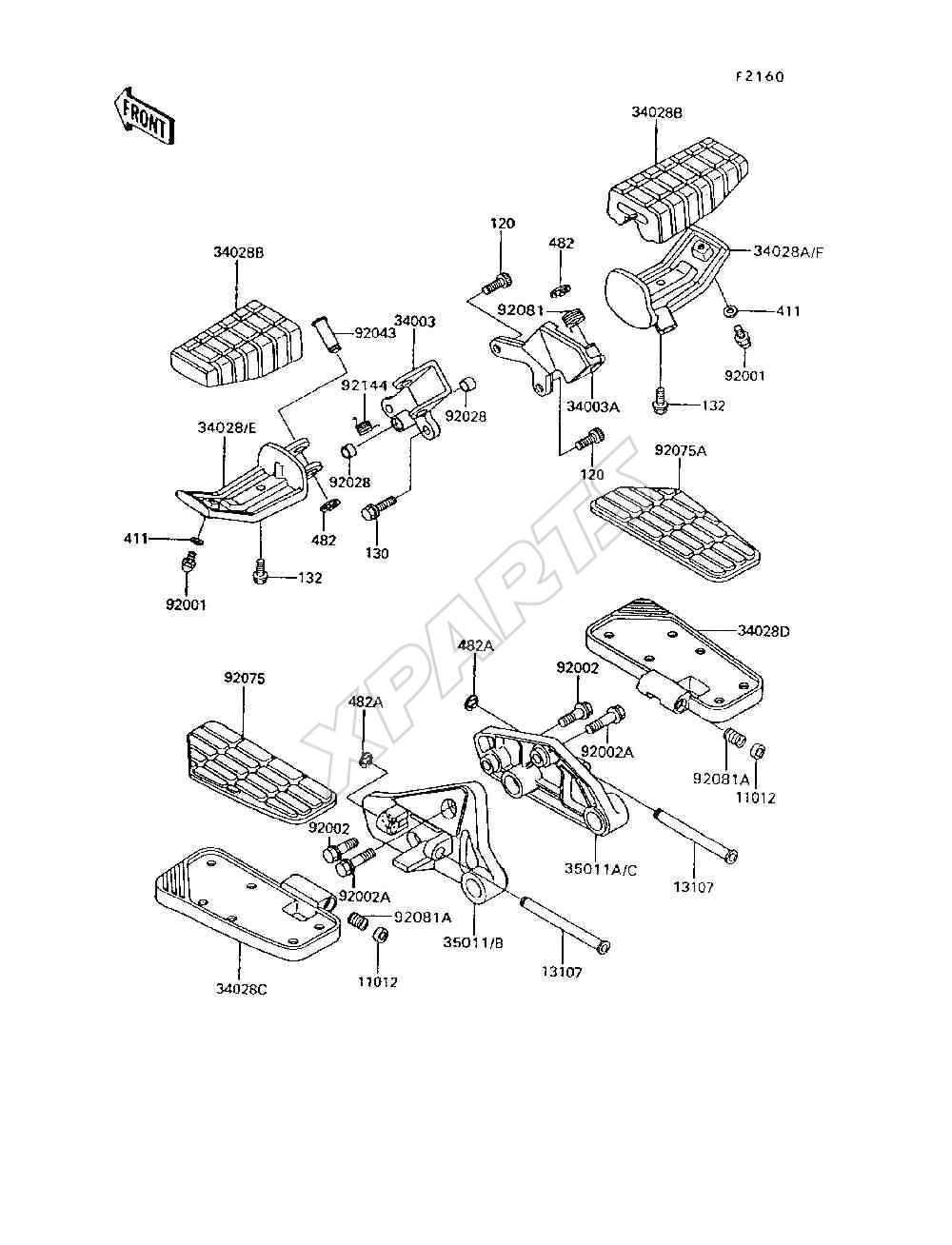 Billede til varegruppe Footrests