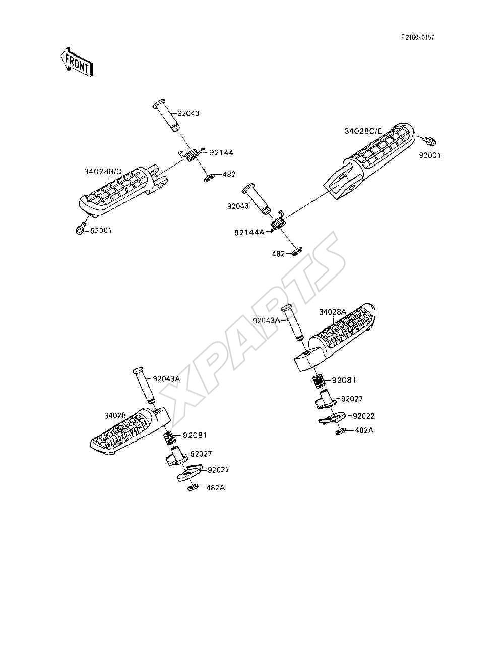 Billede til varegruppe Footrests
