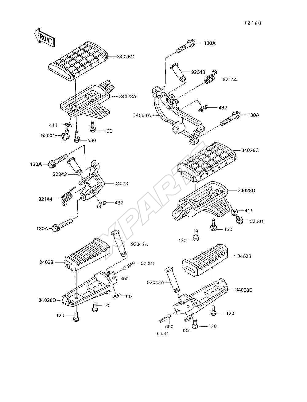 Billede til varegruppe Footrests