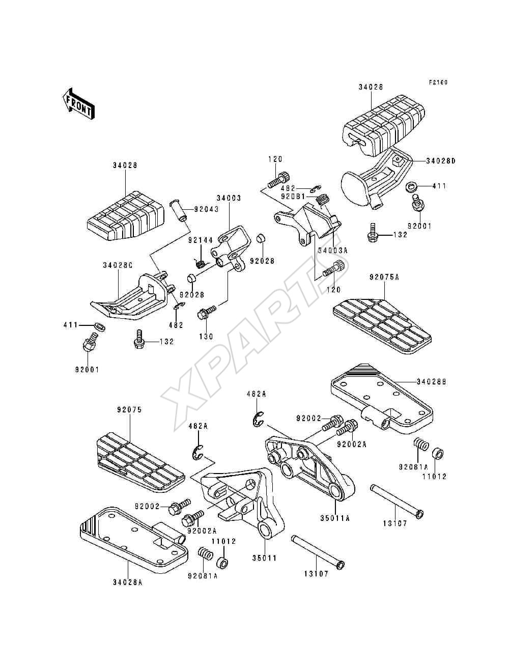 Billede til varegruppe Footrests