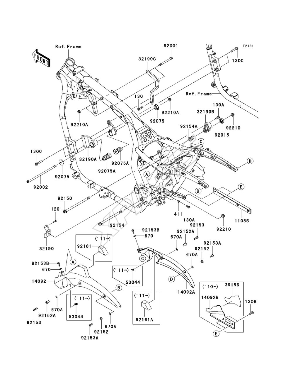 Billede til varegruppe Frame Fittings
