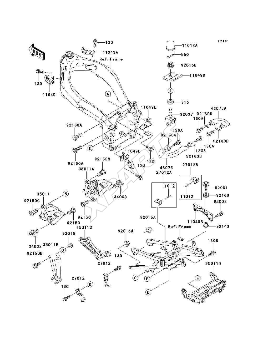 Billede til varegruppe Frame Fittings