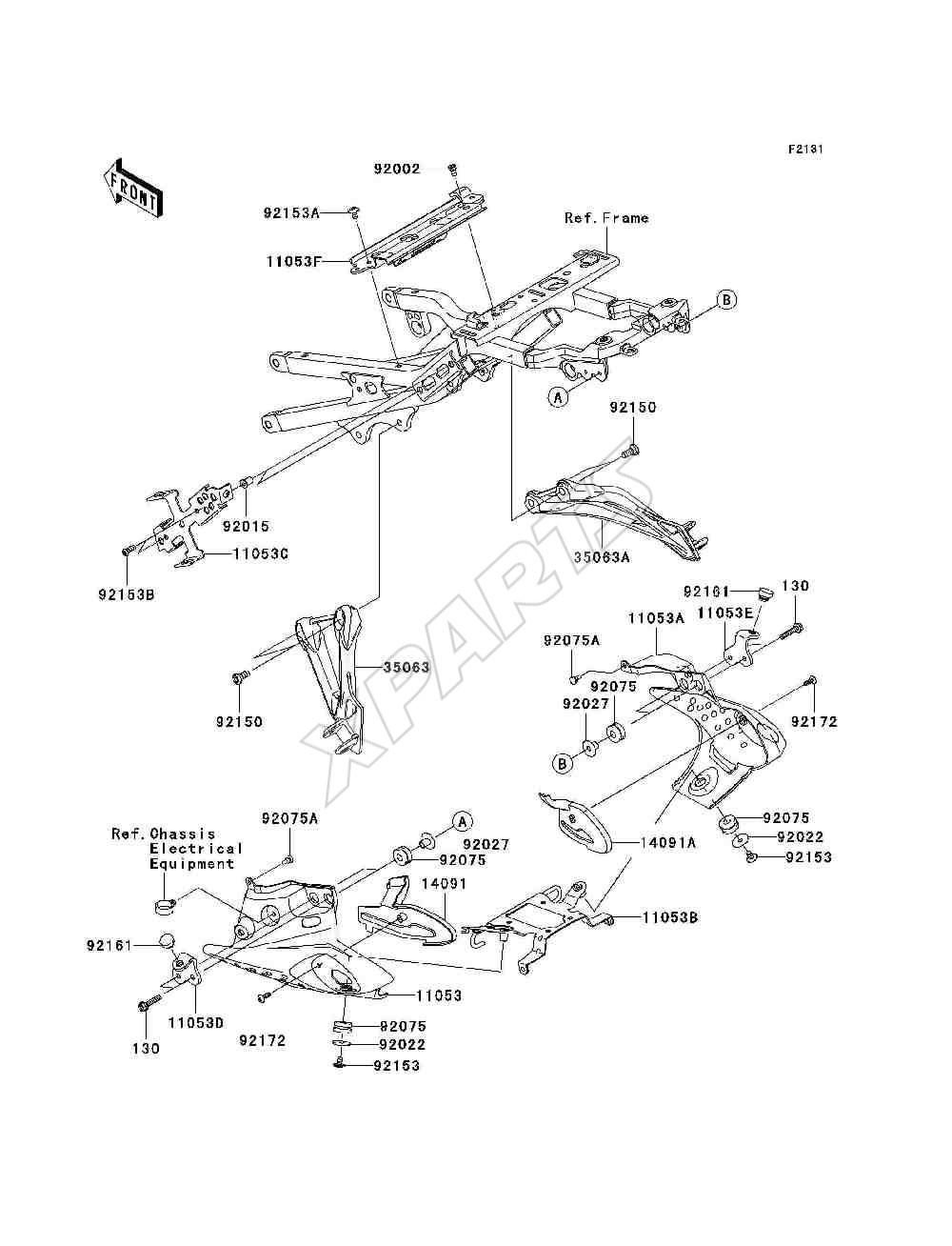 Billede til varegruppe Frame Fittings(Rear)