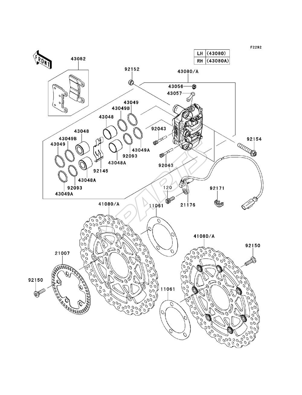 Billede til varegruppe Front Brake
