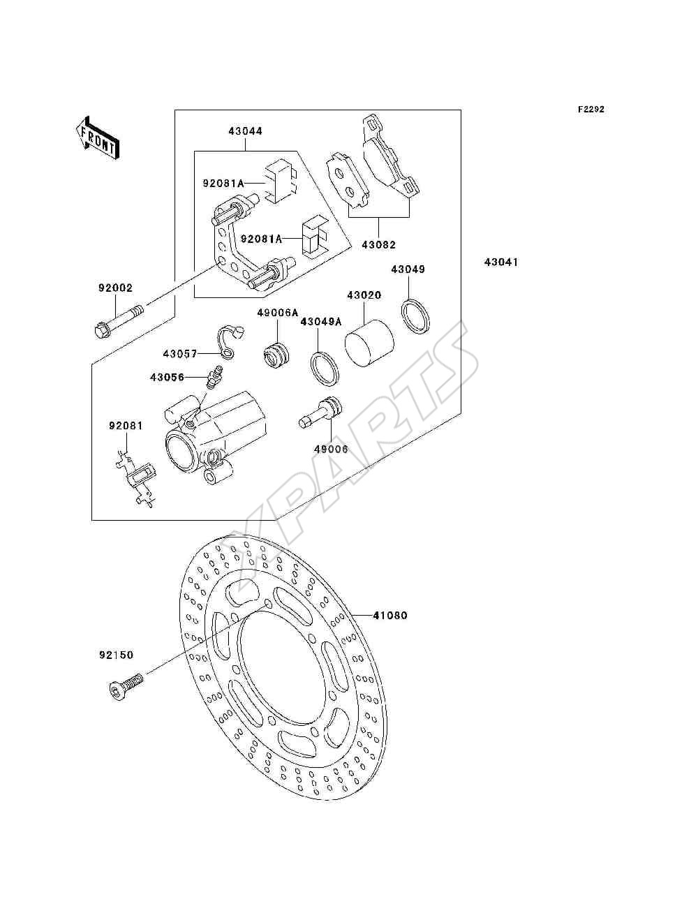 Billede til varegruppe Front Brake(EN500-C6-C8)