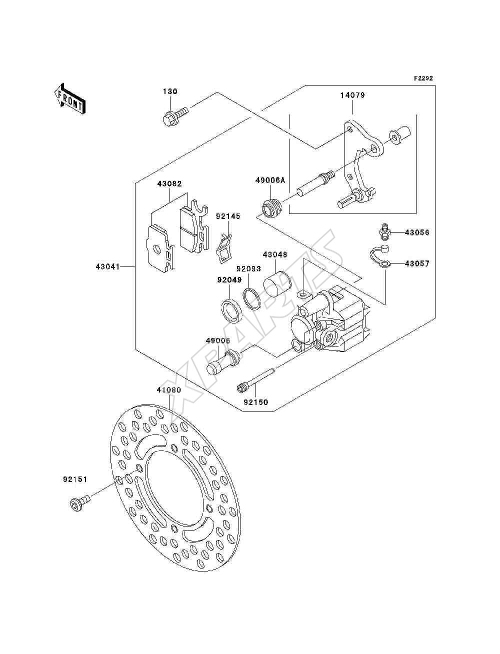 Billede til varegruppe Front Brake(KX65-A1-A4)