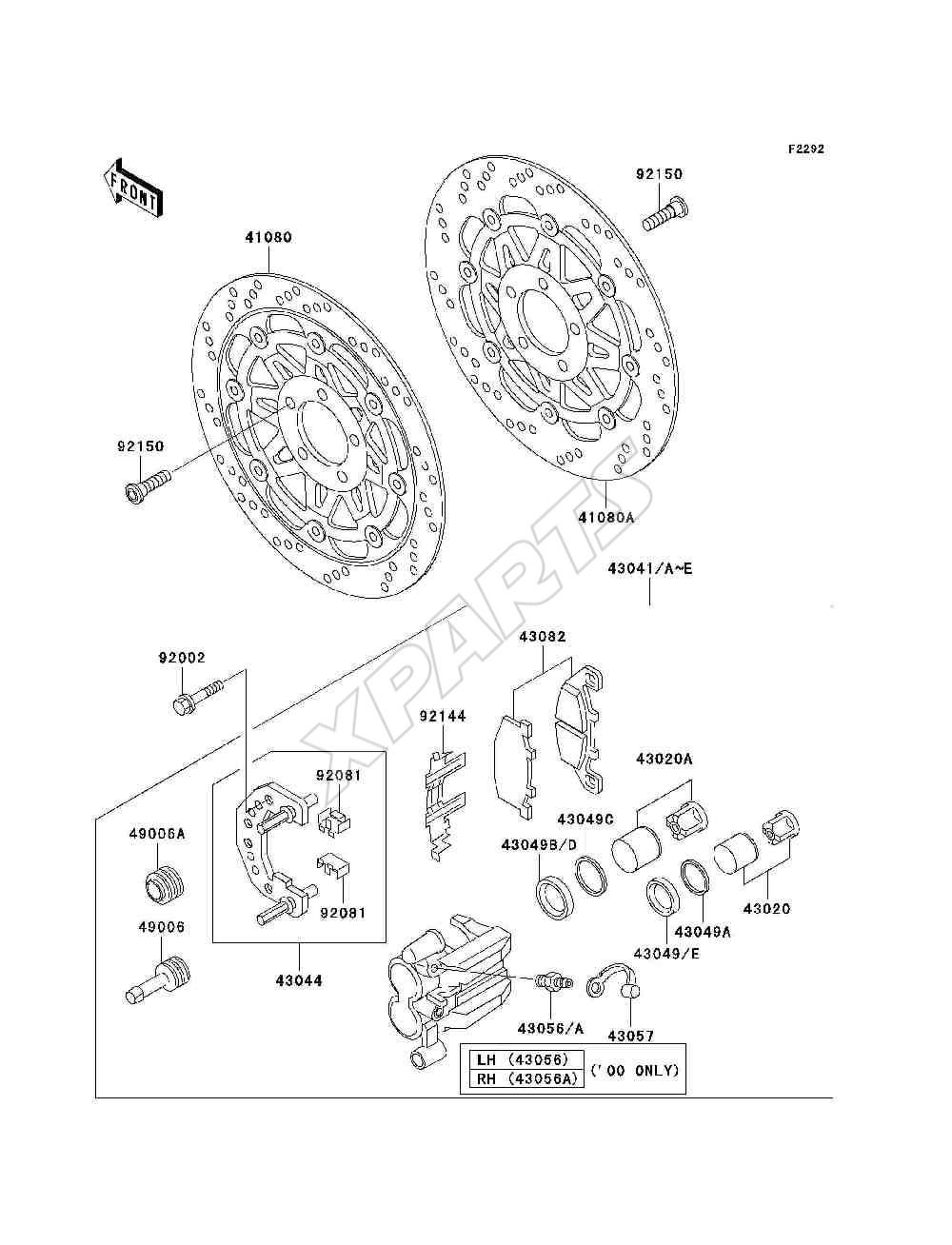 Billede til varegruppe Front Brake(ZG1000-A15-A18)