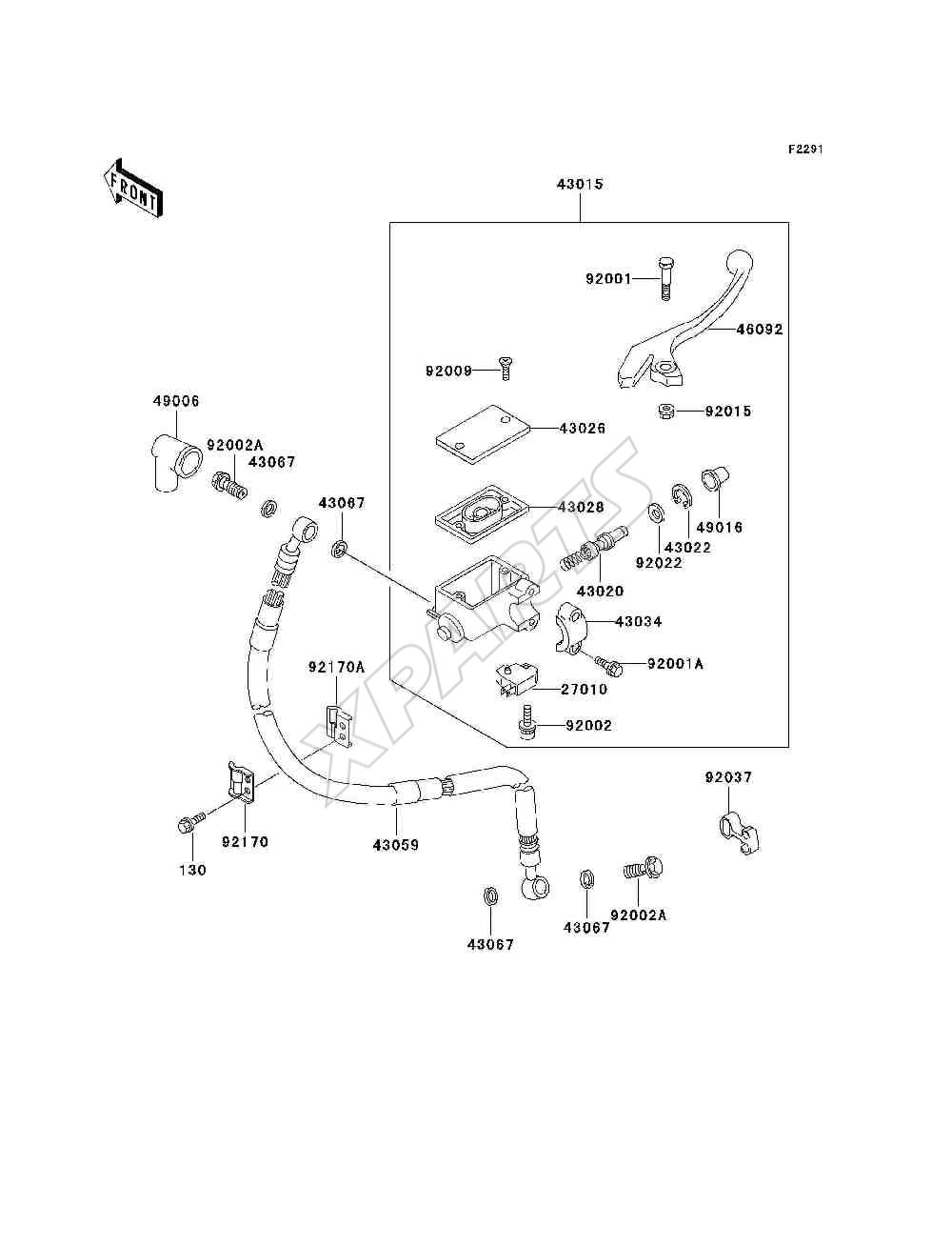 Billede til varegruppe Front Master Cylinder