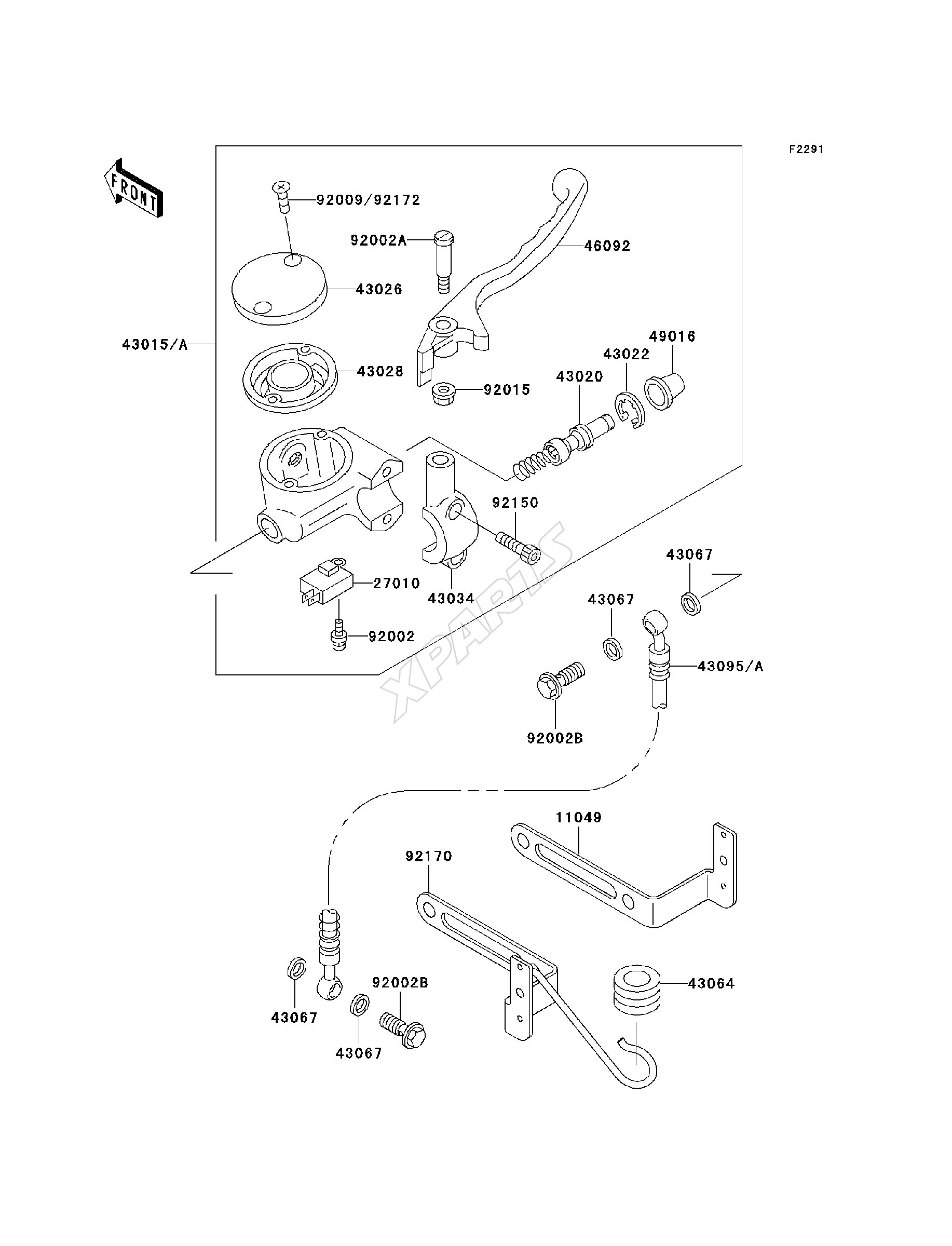Billede til varegruppe Front Master Cylinder