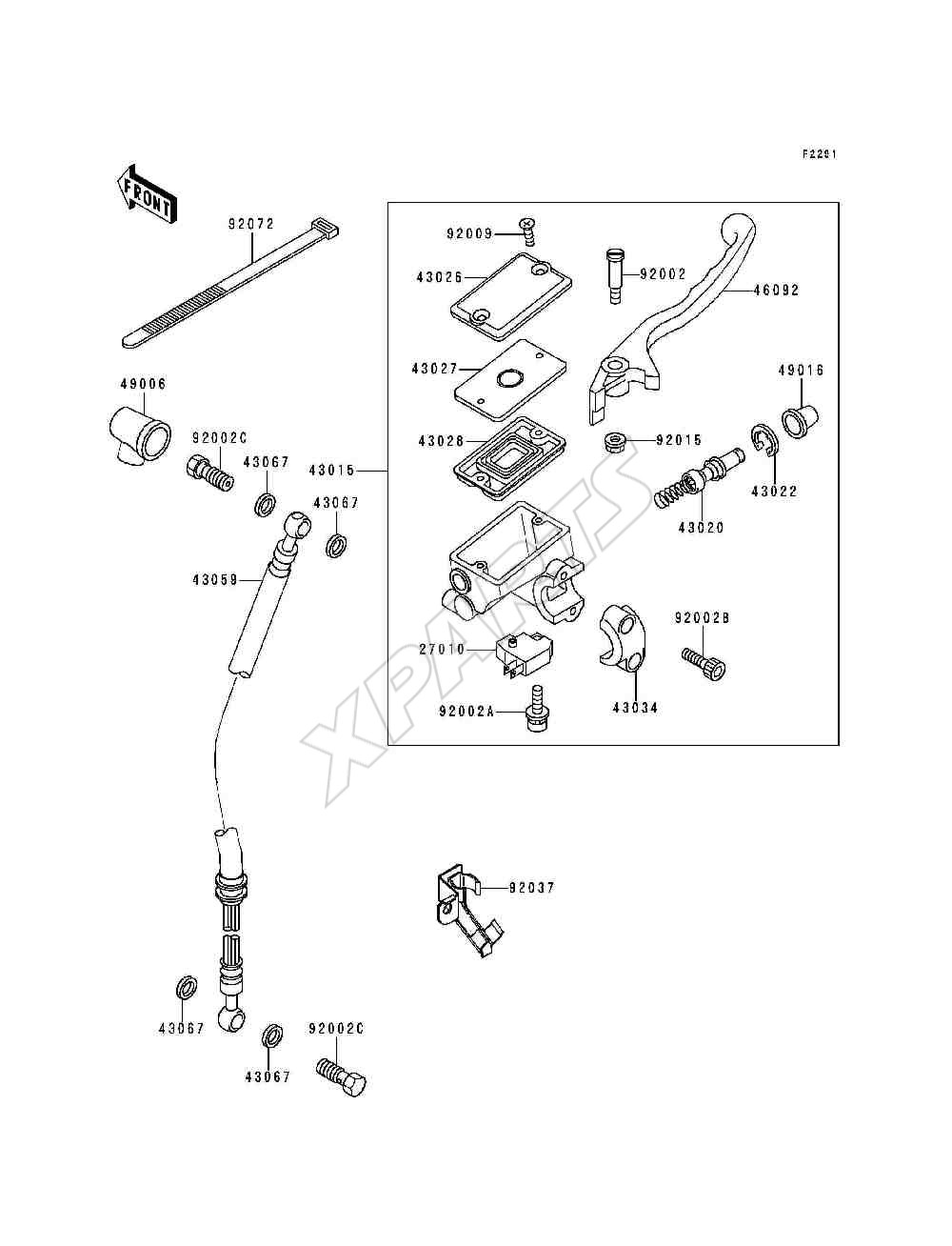Billede til varegruppe Front Master Cylinder